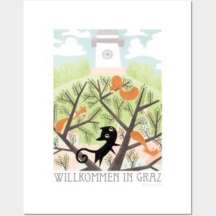 Wilkommen in Graz Posters and Art